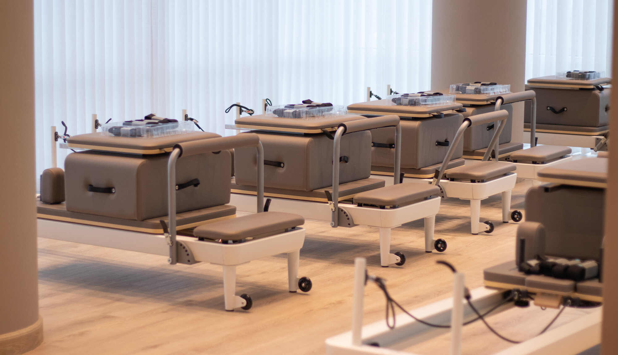 The reformer studio at Vy Boutique, in daylight